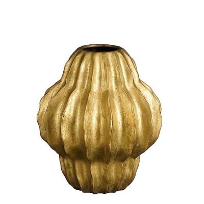 Mica Decorations vaas keramiek altea 24.5x28cm goud