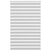 VidaXL Zebra rolgordijn 145x200 cm stofbreedte 140,9 cm lichtgrijs - thumbnail