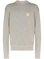 Maison Kitsuné fox embroidered sweatshirt - Grey - thumbnail