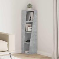 Hoekkast Wit 27,5x27x102cm Bewerkt hout - thumbnail