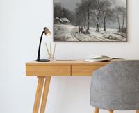 Lucide LUDO - Bureaulamp - LED - 1x4,5W 3000K - Mat Goud / Messing - thumbnail