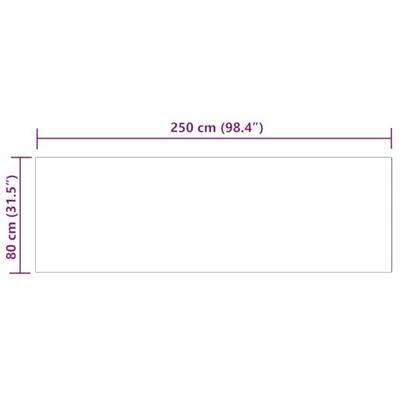 VidaXL Nep schapenvacht tapijt tafalla roze 80 x 250 cm polyester