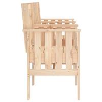 Tuinbank met tafel 2-zits massief grenenhout - thumbnail