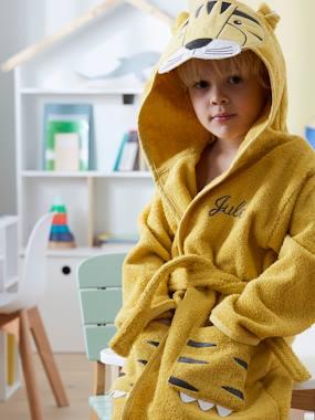 Kinderbadjas Tijger oker