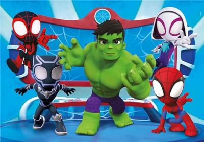 Clementoni legpuzzel super color marvel spidey, 60st. - thumbnail
