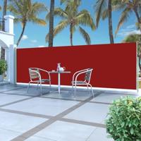 VidaXL Tuinscherm uittrekbaar 160x500 cm rood - thumbnail