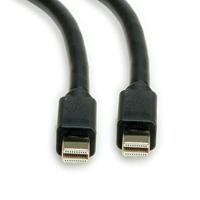 ROLINE Mini DisplayPort Kabel, mDP-mDP, v1.3/v1.4, M/M, zwart, 2 m - thumbnail