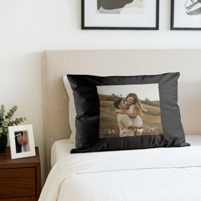 Kussen bedrukken - Zwart - 50 x 60 cm