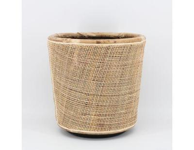 Drypot Webbing Blond - diameter 38x38 cm Van der Leeden - Van der leeden