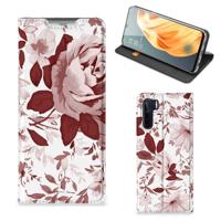 Bookcase OPPO Reno3 | A91 Watercolor Flowers - thumbnail
