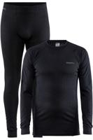 Craft 1909707 CORE Dry Baselayer Set M - Black - S - thumbnail