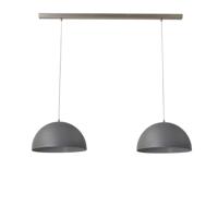 Masterlight Stoere eettafellamp betongrijsConcepto 2x30 - 2731-00-S-100-2 - thumbnail