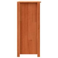 Dressoir met opslag met de deur Bruin 70 x 35 x 80 cm Massief grenenhout - thumbnail