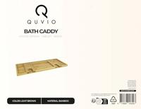 QUVIO Badplank - Bamboe - thumbnail