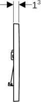 Geberit Sigma 01 bedieningspaneel square mat chroom voor Sigma reservoirs 8cm (UP720) en 12cm (UP320) - thumbnail