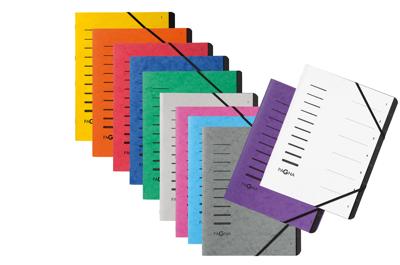 PAGNA Pagna 40058-02, Blau, Porträt, A4, 245 mm, 320 mm 1554277 Ordner Blauw DIN A4 Pressspankarton Aantal vakken: 7