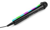 Fenton KMD55B karaoke microfoon met gekleurde LED's - Zwart - thumbnail
