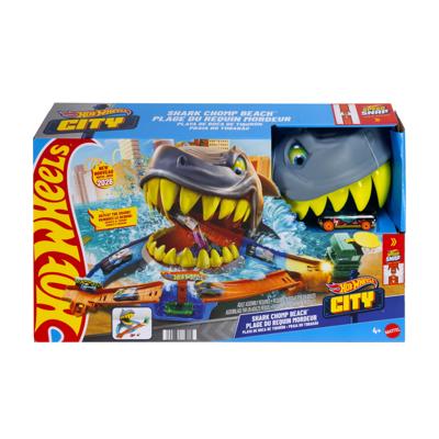 Hot Wheels City Shark Chomp Beach racebaan