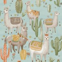 Cristiana Masi MiniMe Behang met alpaca's - 17115 - thumbnail