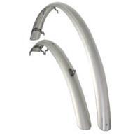 Amigo Eurofender Spatbordenset Sporty- 26 inch- 58 mm - Kunststof Zilver - thumbnail