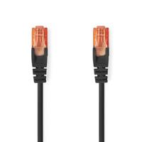 Nedis CAT6 Netwerkkabel | RJ45 Male | RJ45 Male | U/UTP | 1.50 m | Rond | PVC | Zwart | Label - CCGL85200BK15 - thumbnail