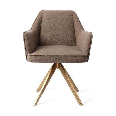 Jesper Home Eetkamerstoel 'Tome' Turn Gold, Draaibaar, kleur Idaho Potato