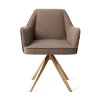 Jesper Home Eetkamerstoel 'Tome' Turn Gold, Draaibaar, kleur Idaho Potato - thumbnail