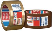 Tesa plakband "pp" adhesive tape pp brown 50 mm, 66 m - thumbnail
