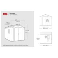 Keter | Kunststof Tuinhuis Factor 88 - thumbnail