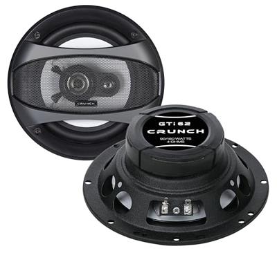 Crunch GTI-62 3-weg triaxiale inbouwluidspreker 180 W Inhoud: 1 paar