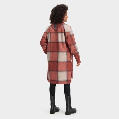 AGU Oversized Rain Shirt Winter Regenjas Urban Outdoor Dames - Cinnabar - XXL - Waterdicht