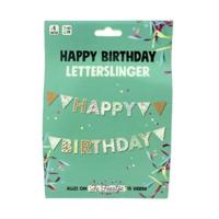D.P. Factory letterslinger happy birthday 4 meter | 12 stuks - thumbnail