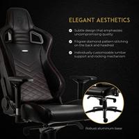Noblechairs Epic zwart/rood - thumbnail