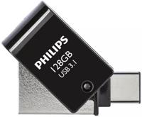 Philips FM12DC152B/00 USB flash drive 128 GB USB Type-A 3.2 Gen 1 (3.1 Gen 1) Zwart, Zilver - thumbnail