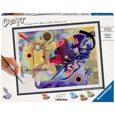 Ravensburger creart serie B art collection yellow, red, blue Kandinsky Ravensburger creart serie B art collection yellow, red, blue Kandinsky