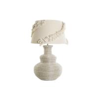 Bureaulamp DKD Home Decor Wit Bruin 50 W 220 V 42 x 42 x 70 cm - thumbnail