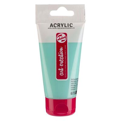 Talens art creation acrylverf tube 75ml phtalogroen licht
