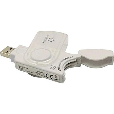 Renkforce RF-3285273 Externe geheugenkaartlezer USB-A 3.2 Gen 1 Wit