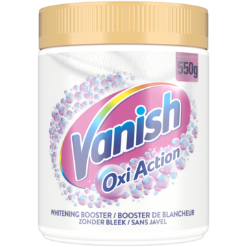 Vanish Vanish Oxi Action - Vlekkenverwijderaar Poeder - Zonder Bleek - Witte Was - 550 Gram