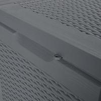 Tuinbox 90 L PP rattan grijs - thumbnail