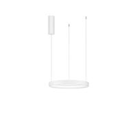 Lyora Ronde hanglampPerrine wit Ø 40cm - 9345613 - thumbnail
