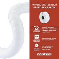 CONTEC stuurlint "prestige.carbon" ct bar tape prestige.carbon white - thumbnail