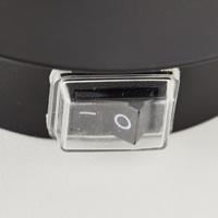 Brilliant Zwarte wandlampGitse rond - 99906/76 - thumbnail