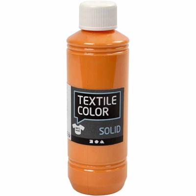 Creativ Company Textile color dekkende textielverf - oranje, 250ml Creativ Company Textile color dekkende textielverf - oranje, 250ml
