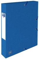 Elastobox oxford top file+ a4 40mm blauw | 9 stuks - thumbnail