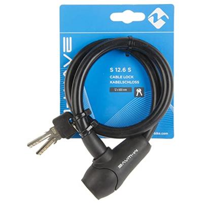 M-Wave kabelslot silicone zwart 60cm12mm
