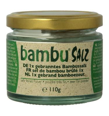 Bambu Salz Bamboezout zeer fijn 1x gebrand 110 Gram
