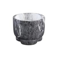 PTMD bloempot marmy zwart s 12 cm | 8 stuks - thumbnail