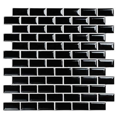 Sottocer Metro Wandtegel | 30x30 cm | Glans Zwart