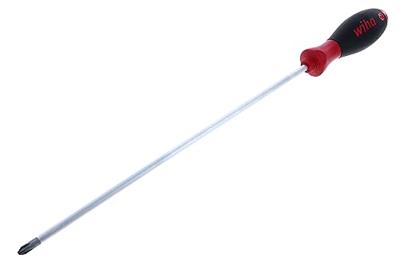 Wiha Schraubendreher lang Kreuzsch. PH2 Ø6,0x300/418mm Soft-Finish 03739 Werkplaats Kruiskop schroevendraaier PH 2 Koplengte: 300 mm
